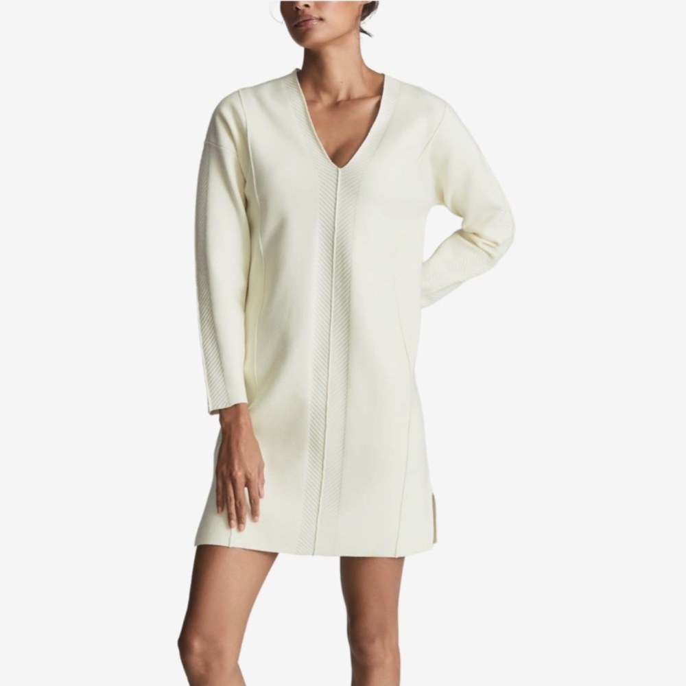 Reiss Ava-elevated Day Knitted Dress - MEDIUM